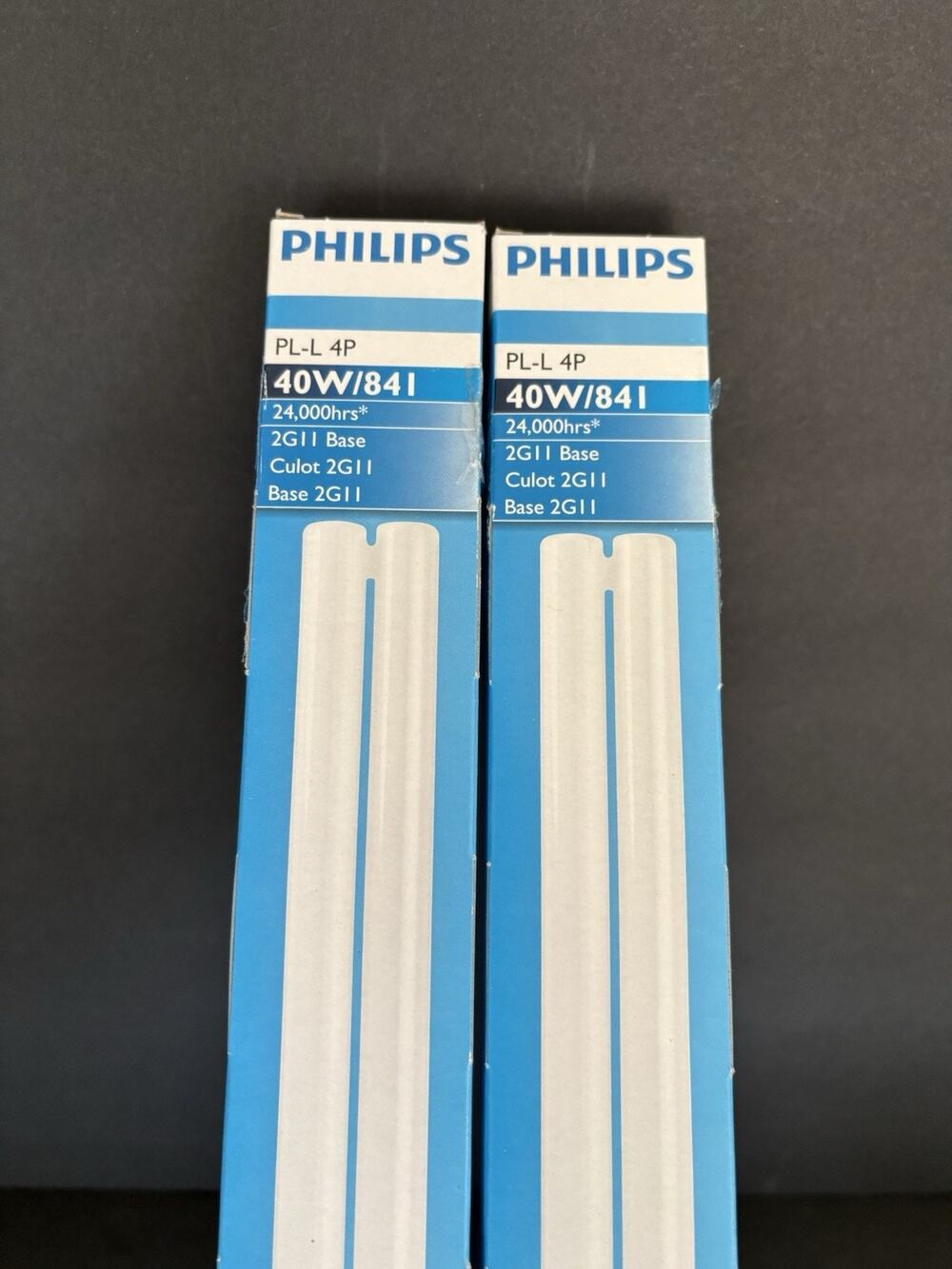 PHILIPS PL-L 4P 40W/841/4P/RS/IS 3300 lumens,40W 2GII Base, 24,000 Hrs,LOT OF 2